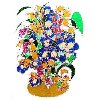 STILL LIFE WITH GOLDEN VASE
