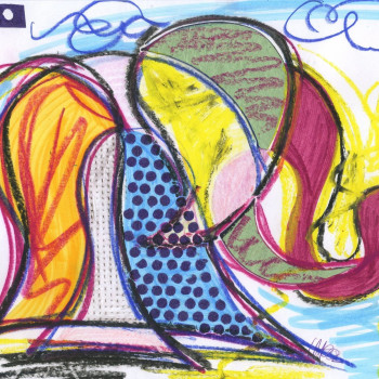 ELEPHANT, PINK IN PARTS