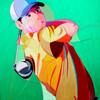 RETRATO DE GOLFISTA
