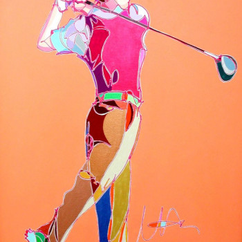 2010 - SALIDA SOBRE NARANJA - 73 cm x 54 cm