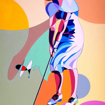 DAMA GOLFISTA VINTAGE